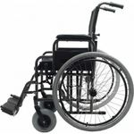 cadeira de rodas aço dobrável até 120 kg d400 dellamed