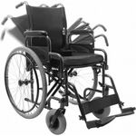 cadeira de rodas aço dobrável até 120 kg d400 dellamed