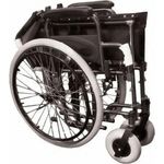 cadeira de rodas aço dobrável até 120 kg d400 dellamed