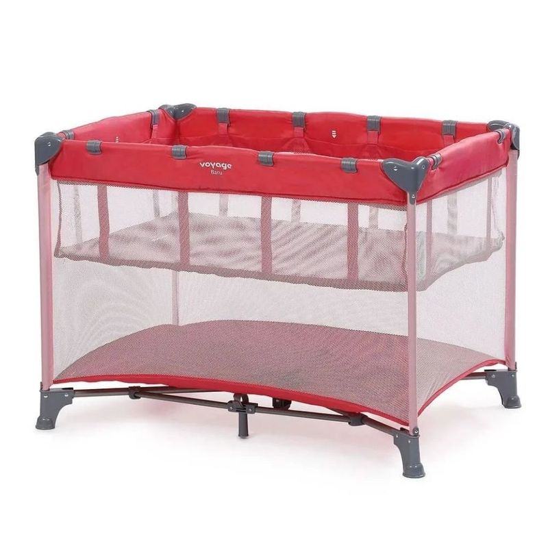 berço portátil voyage baru até 18kg rosa imp02593 (mp)