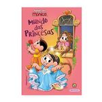 livro turma da mônica mundo das princesas girassol brasil editora (mp)