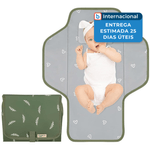 trocador de fralda phoebus baby estilo tapete portátil verde a-mbi