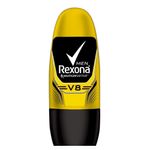 desodorante antitranspirante roll-on rexona v8 50ml 2 unidades
