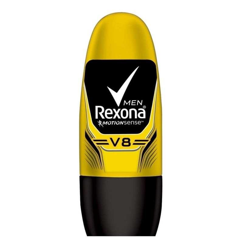 desodorante antitranspirante roll-on rexona v8 50ml 2 unidades