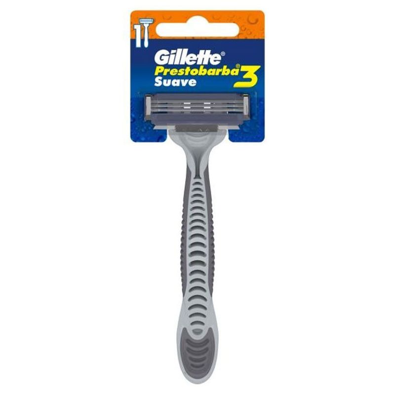 aparelho de barbear gillette prestobarba3 suave 12 unidades