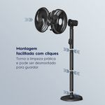 ventilador de coluna electrolux 40cm efficient duoforce air+ efs40 cinza