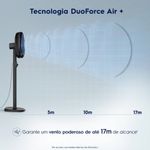 ventilador de coluna electrolux 40cm efficient duoforce air+ efs40 cinza