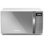 forno micro-ondas panasonic 21 litros espelhado 127v branco nn-st27lwrun