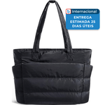 bolsa tote acolchoada bagsmart preto a-mbi