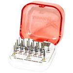 kit protese fixa completo american burrs uea (mp)