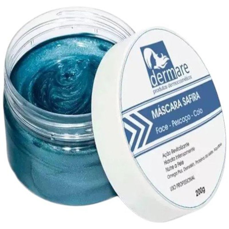máscara facial dermare safira (mp)