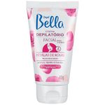 creme depilatório facial depil bella pétalas de rosas 40g (mp)