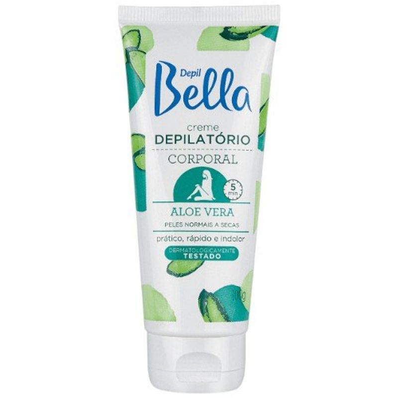 creme depilatório corporal depil bella pétalas de rosas 100g (mp)