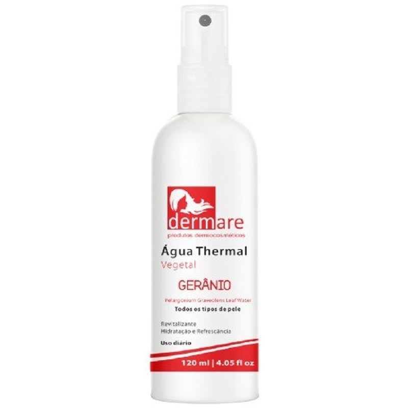 água termal dermare gerânio 120ml (mp)