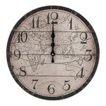 relógio de parede latcor 30x30x4cm la3-b4546d