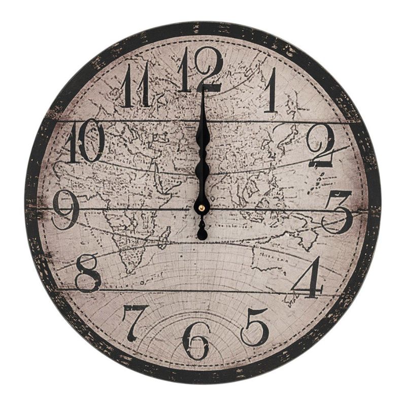 relógio de parede latcor 30x30x4cm la3-b4546d