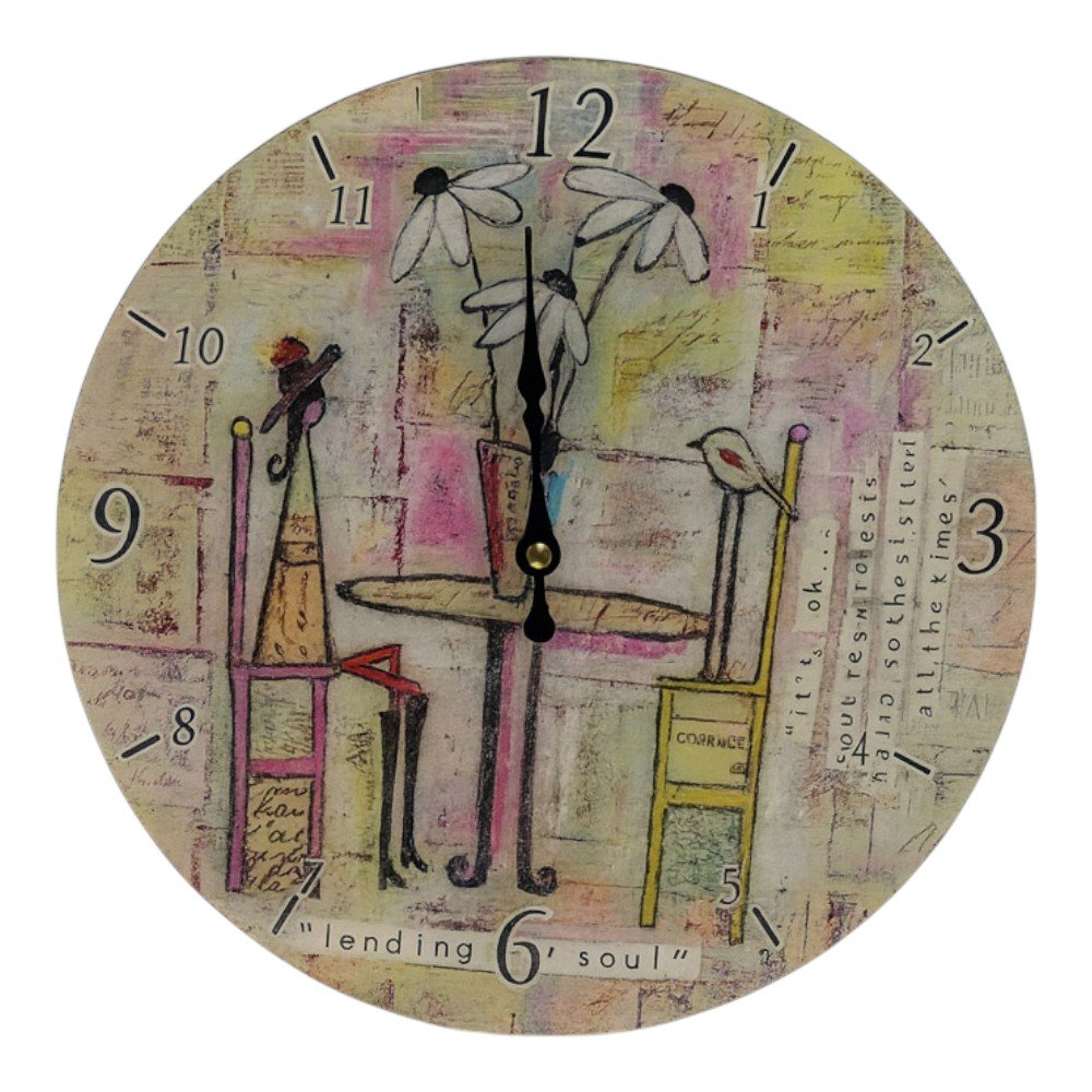 Relógio de Parede Latcor 30x30x4cm LA3-5109D