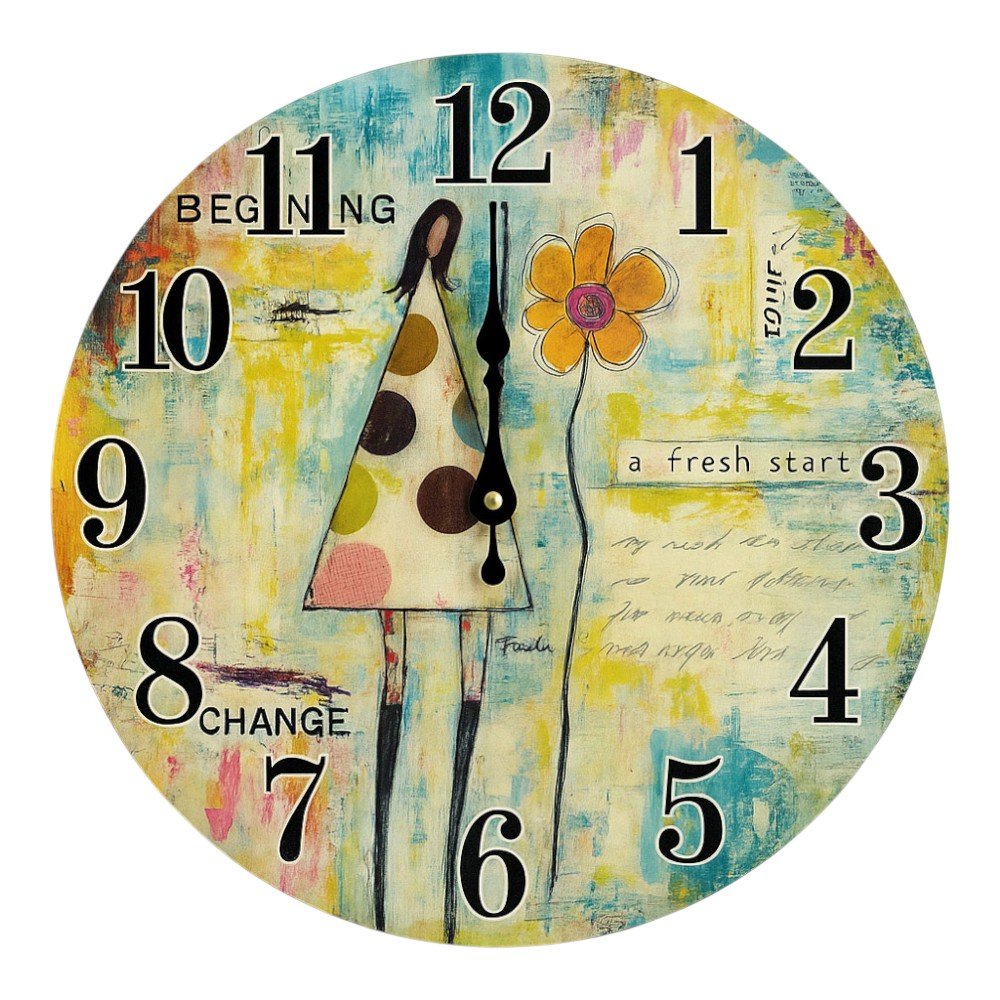Relógio de Parede Latcor 30x30x4cm LA3-5149D