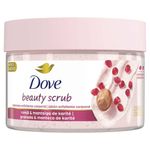 sabonete esfoliante corporal dove beauty scrub romã e manteiga de karité 280g