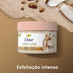sabonete esfoliante corporal dove beauty scrub coco e açúcar mascavo 280g