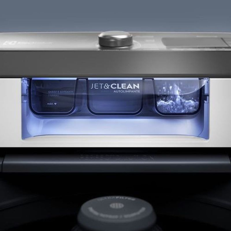 máquina de lavar 14,5kg electrolux efficient jet&clean 127v branco lee15