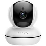 câmera de segurança elsys wi-fi rotacional fhd branco