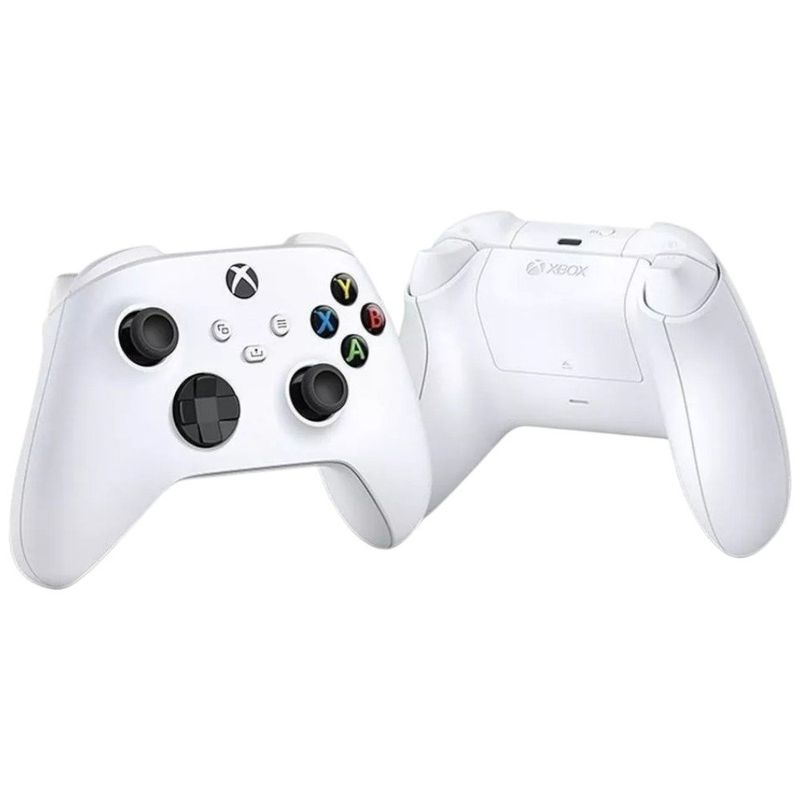 controle sem fio para xbox microsoft robot branco