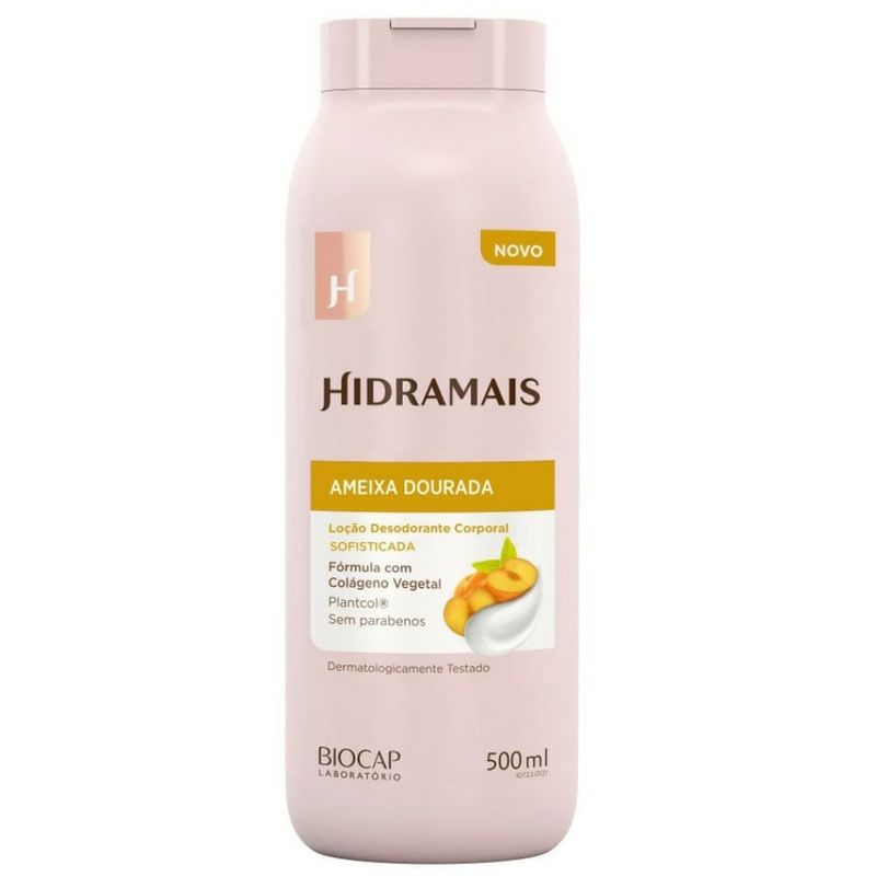 loção desodorante corporal relaxante hidramais ameixa dourada 500ml