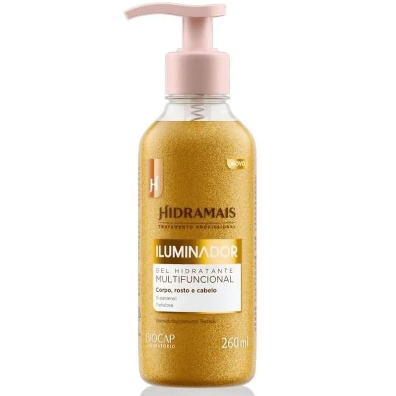 gel iluminador hidratante multifuncional hidramais 260ml