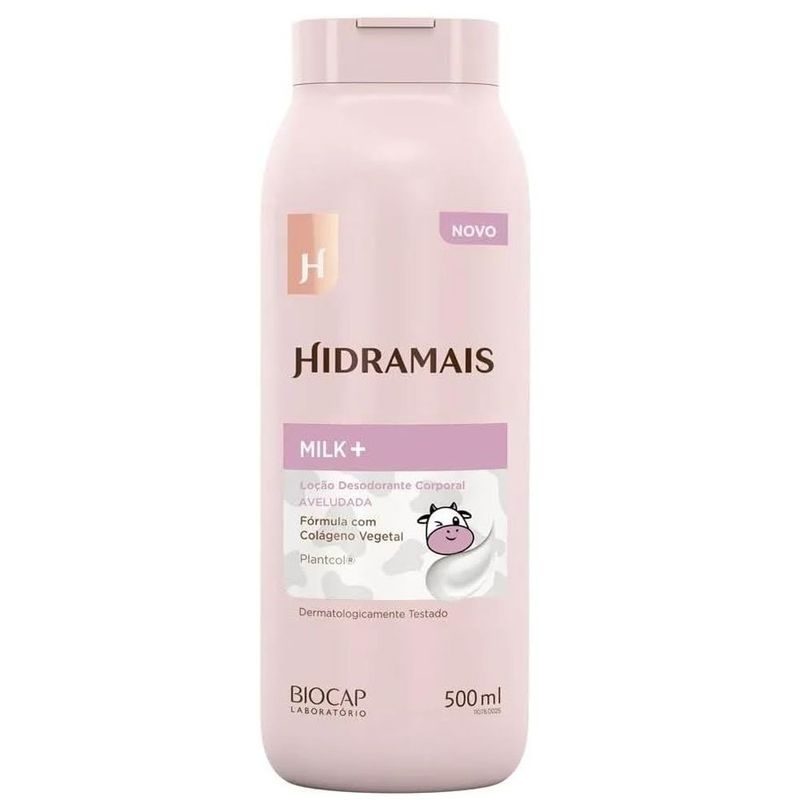 loção desodorante hidratante hidramais milk+ 500ml