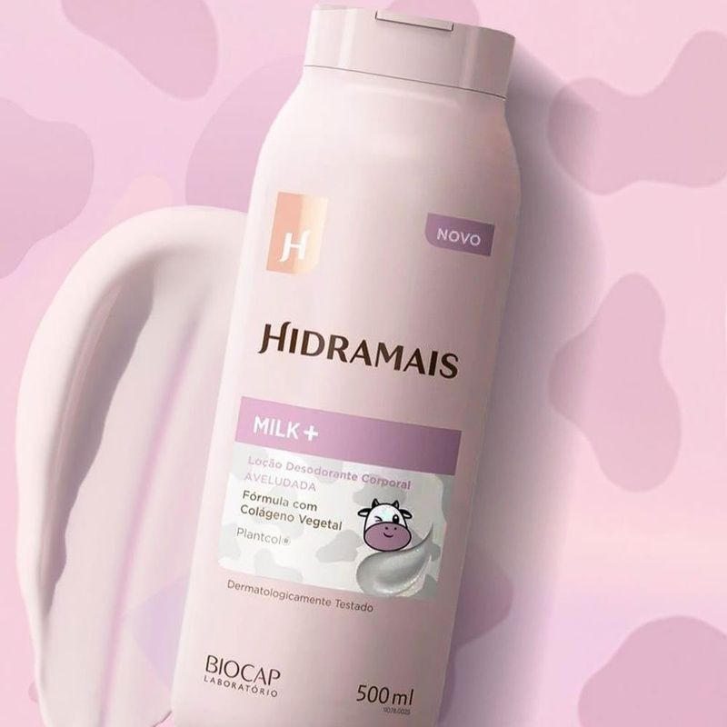 loção desodorante hidratante hidramais milk+ 500ml
