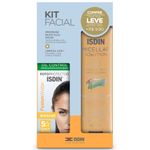 kit facial isdin fusion water 50ml + água micelar 400ml