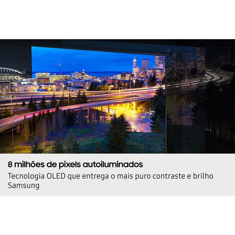 smart tv 55" 4k samsung oled qn55s90fagxzd