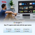 smart tv 40" tcl qled com google tv 40s5k