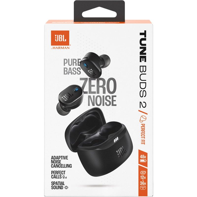 fone de ouvido bluetooth jbl tws tune buds2 preto