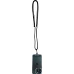 cordão universal geonav ajustável preto com metal preto 1,6 metros
