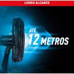 ventilador de parede arno 40cm x-treme 9 force breeze preto e azul ve9p