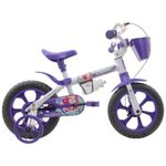 bicicleta infantil cairu aro 12 sereia branco e roxo (mp)