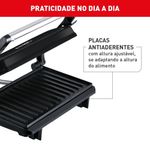 sanduicheira e grill arno compact uno 127v preto gpto