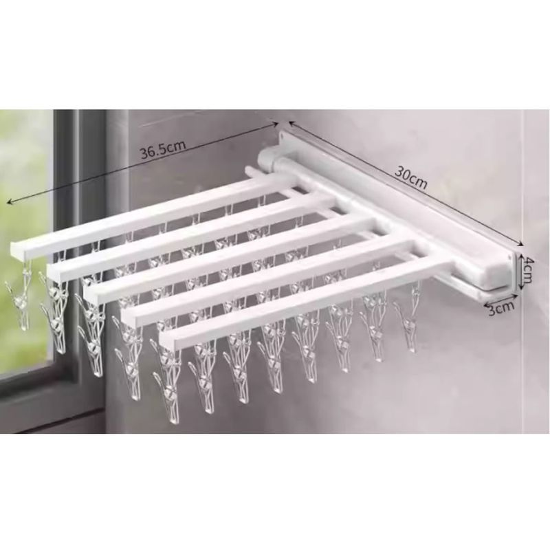 varal para roupas evette dobrável branco t-bi