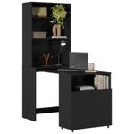 armário multiuso com mesa embutida kits paraná preto