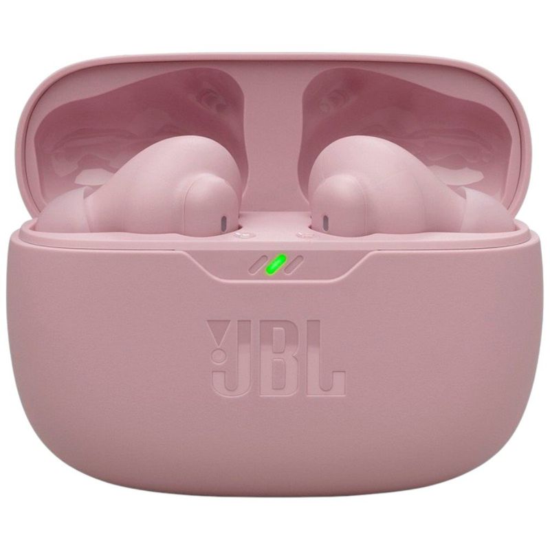 fone de ouvido bluetooth jbl tws wave rosa beam2