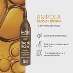 ampola tratamento capilar óleo de rícino skafe 10ml