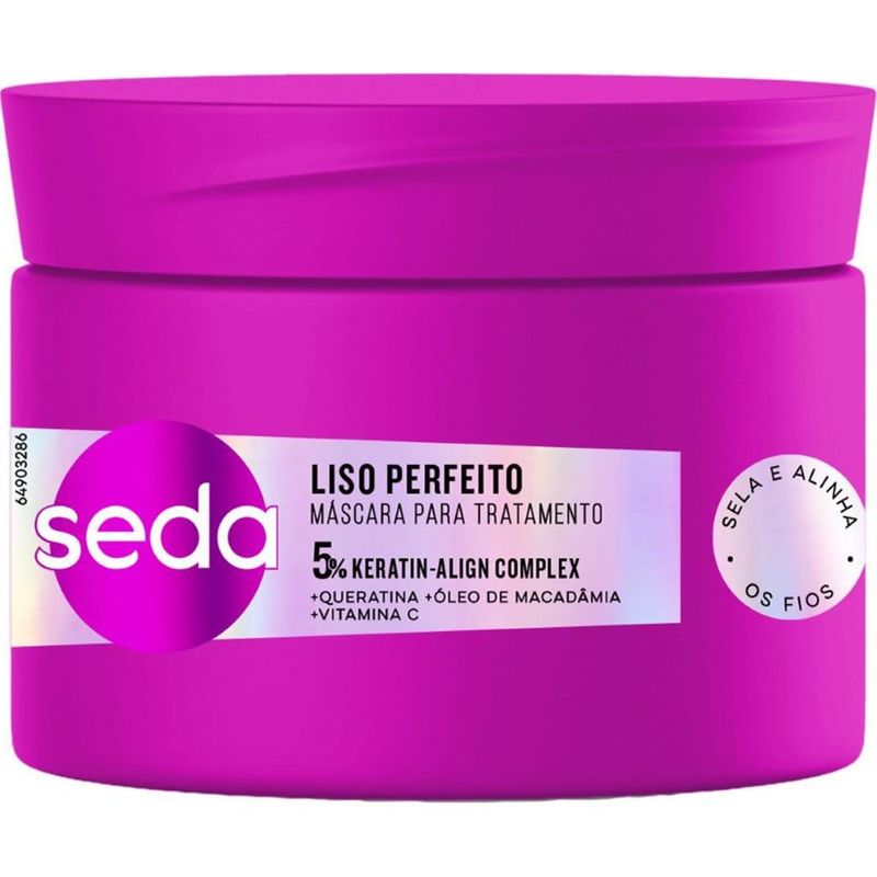 máscara para tratamento seda liso perfeito 300g