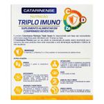 triplo imuno zinco vitamina c e d 30 comprimidos catarinense nutrição