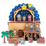 brinquedo educativo presépio nascimento de jesus babebi 7063 (mp)