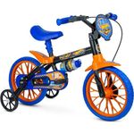 bicicleta infantil nathor aro 12 hot wheels