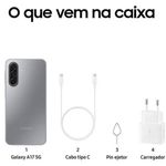 smartphone samsung galaxy a17 5g tela 6,7" 4gb ram 128gb cinza