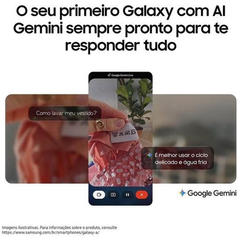 smartphone samsung galaxy a17 5g tela 6,7" 4gb ram 128gb cinza