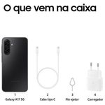 smartphone samsung galaxy a17 5g tela 6,7" 4gb ram 128gb preto
